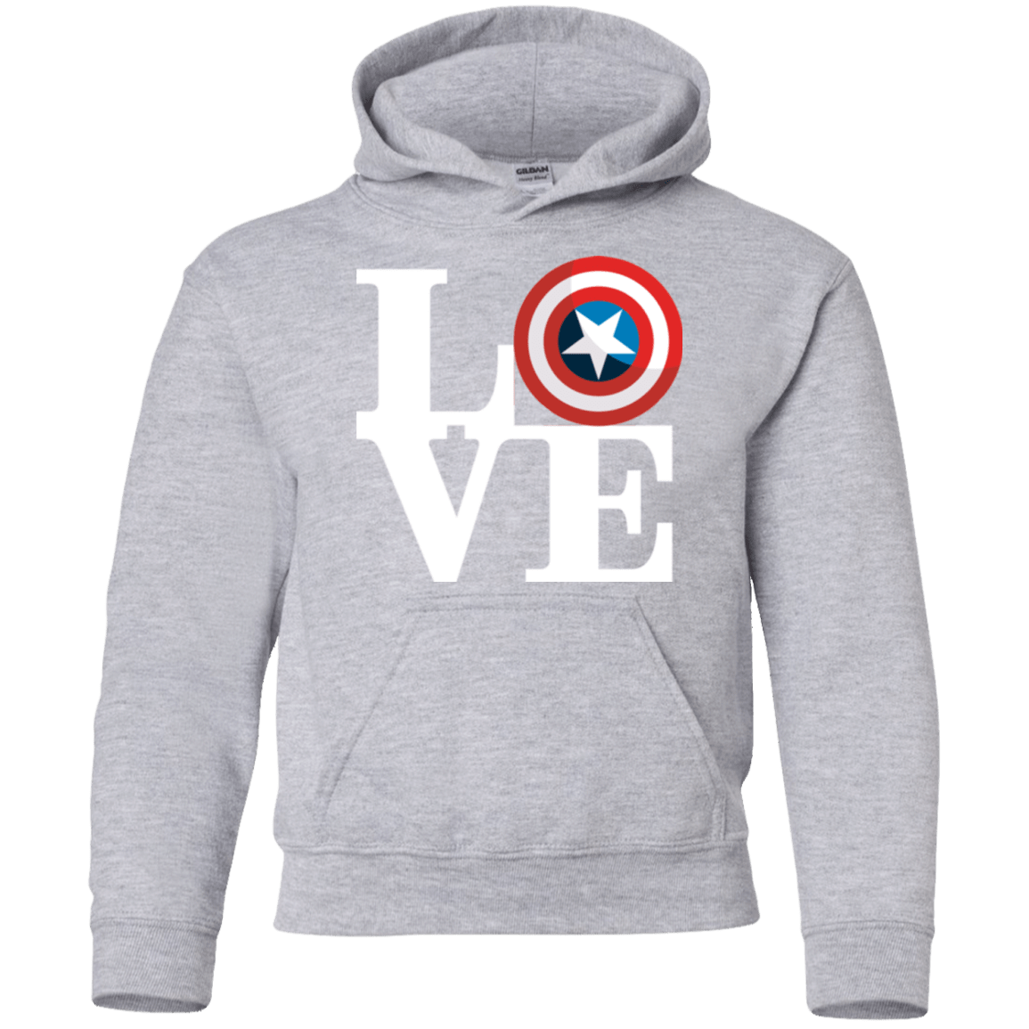 Sweatshirts Sport Grey / YS Captain's Love Youth Hoodie
