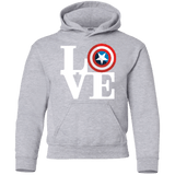 Sweatshirts Sport Grey / YS Captain's Love Youth Hoodie