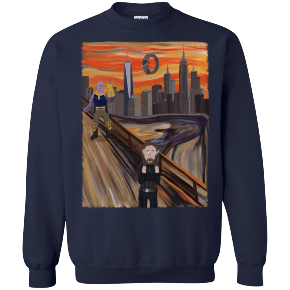 Sweatshirts Navy / S Captain Scream Crewneck Sweatshirt