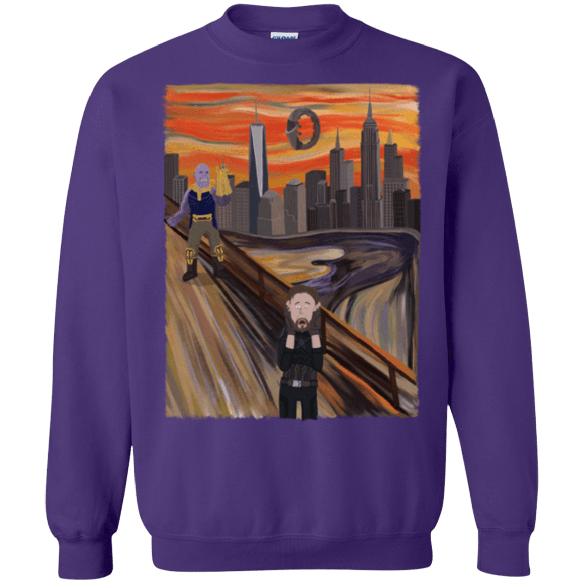 Sweatshirts Purple / S Captain Scream Crewneck Sweatshirt