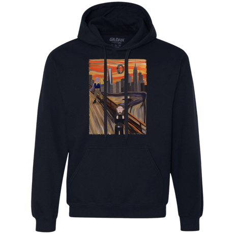 Sweatshirts Navy / S Captain Scream Premium Fleece Hoodie