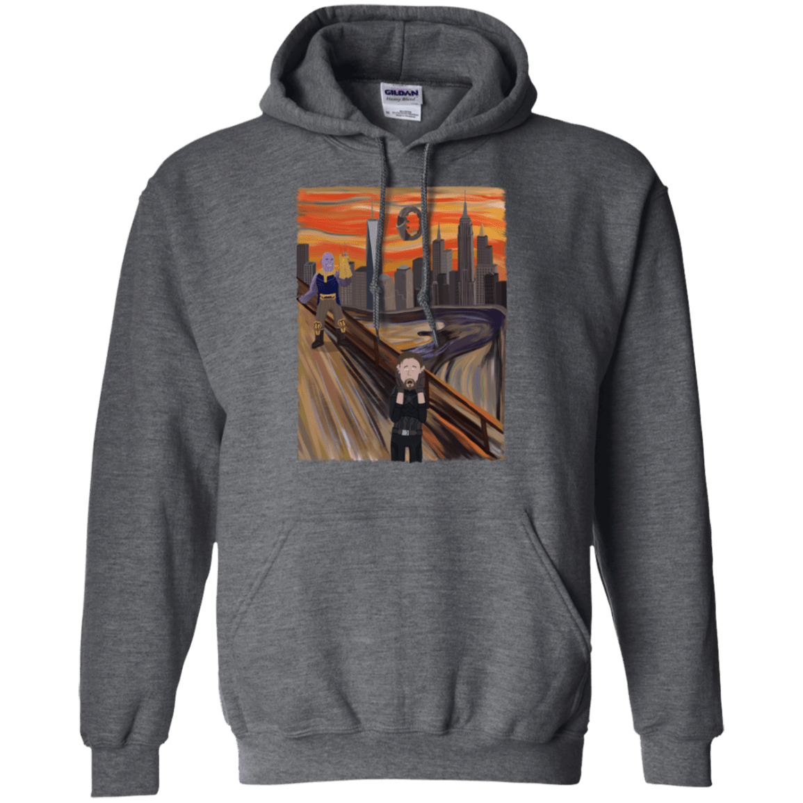 Sweatshirts Dark Heather / S Captain Scream Pullover Hoodie