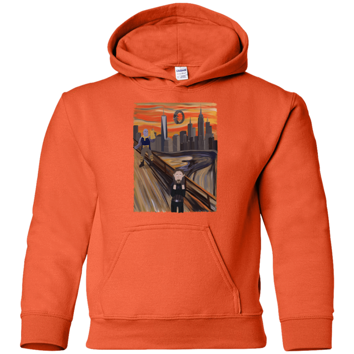 Sweatshirts Orange / YS Captain Scream Youth Hoodie