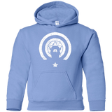 Sweatshirts Carolina Blue / YS Captain Shadow Youth Hoodie