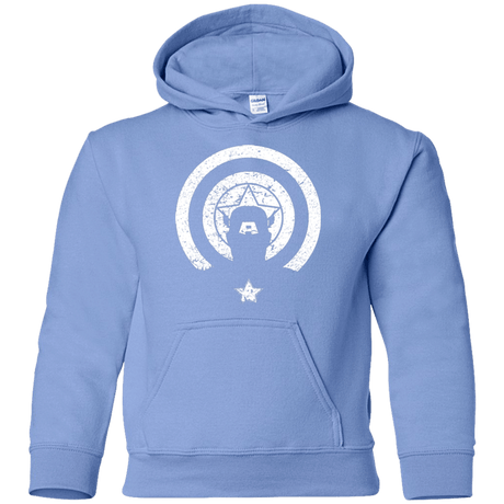 Sweatshirts Carolina Blue / YS Captain Shadow Youth Hoodie