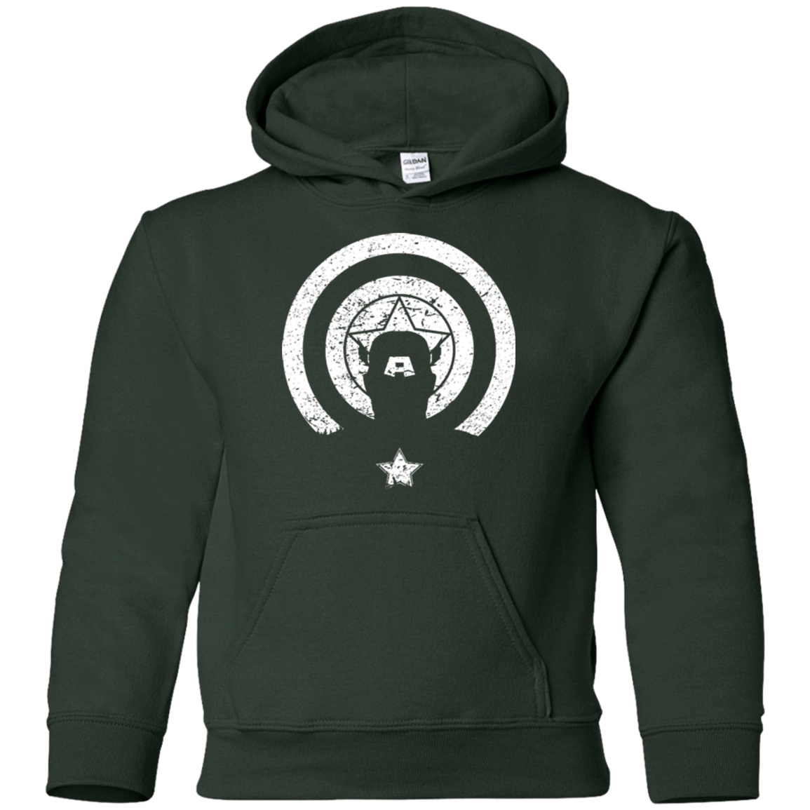 Sweatshirts Forest Green / YS Captain Shadow Youth Hoodie