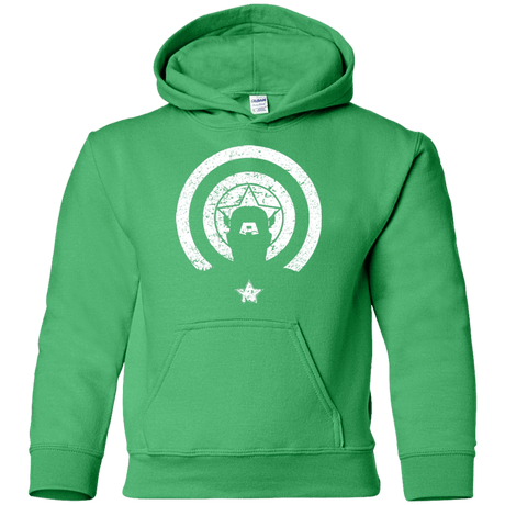 Sweatshirts Irish Green / YS Captain Shadow Youth Hoodie