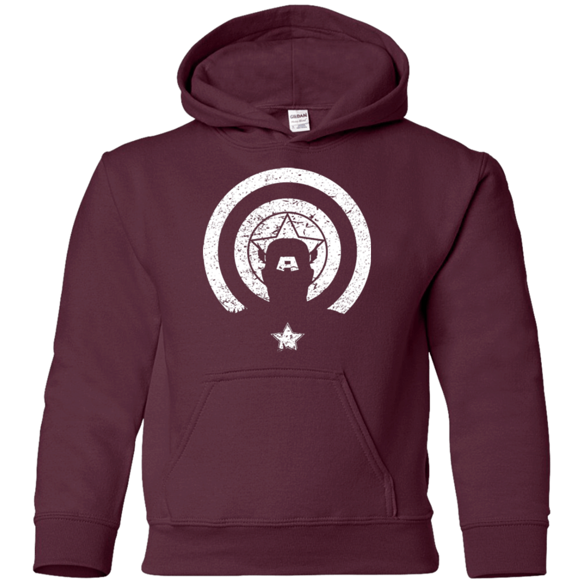 Sweatshirts Maroon / YS Captain Shadow Youth Hoodie