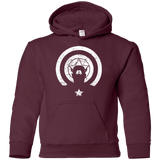 Sweatshirts Maroon / YS Captain Shadow Youth Hoodie