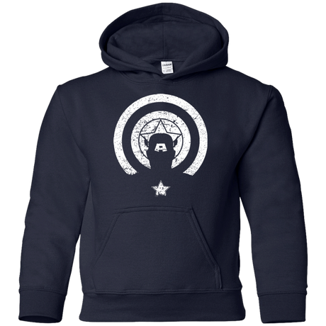 Sweatshirts Navy / YS Captain Shadow Youth Hoodie