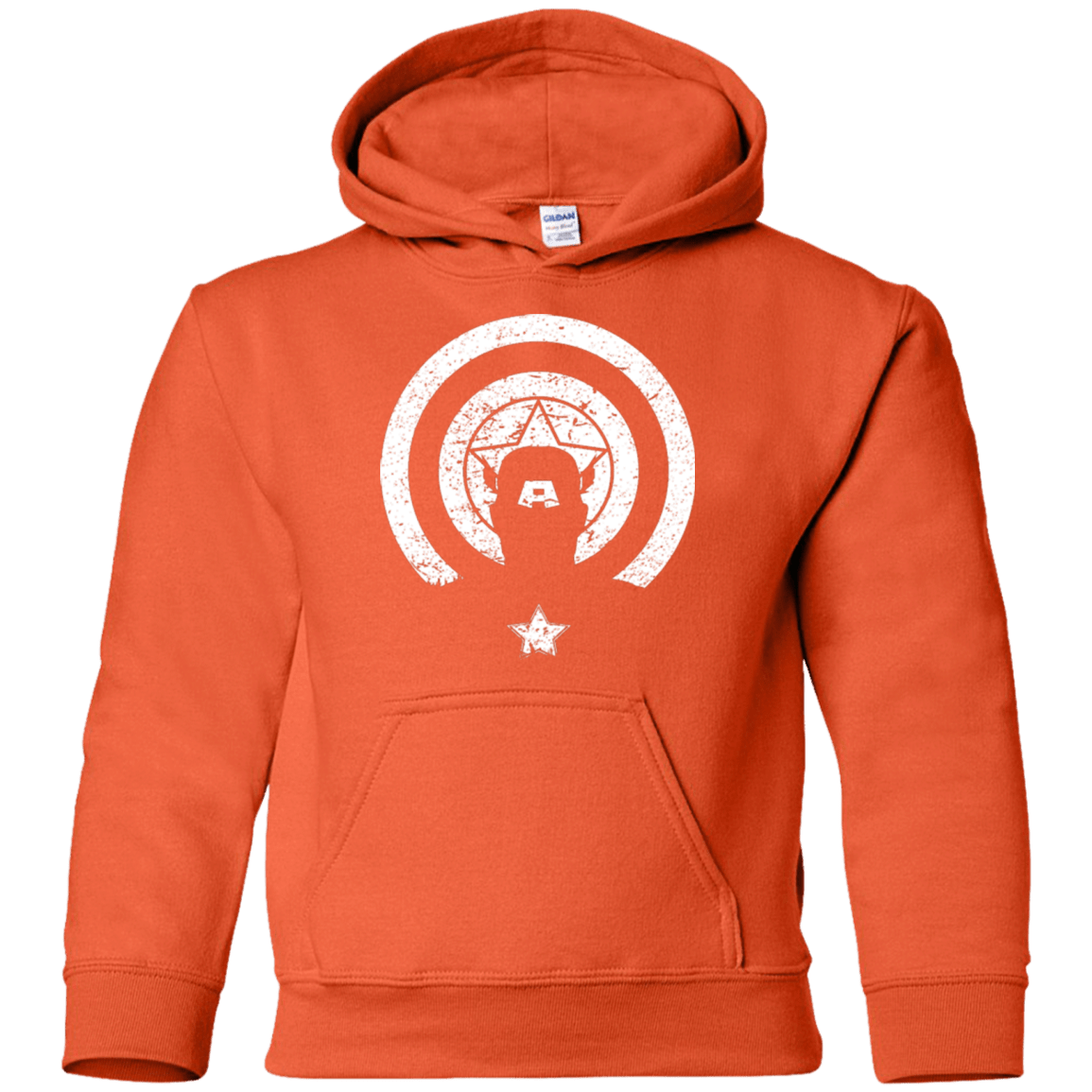 Sweatshirts Orange / YS Captain Shadow Youth Hoodie