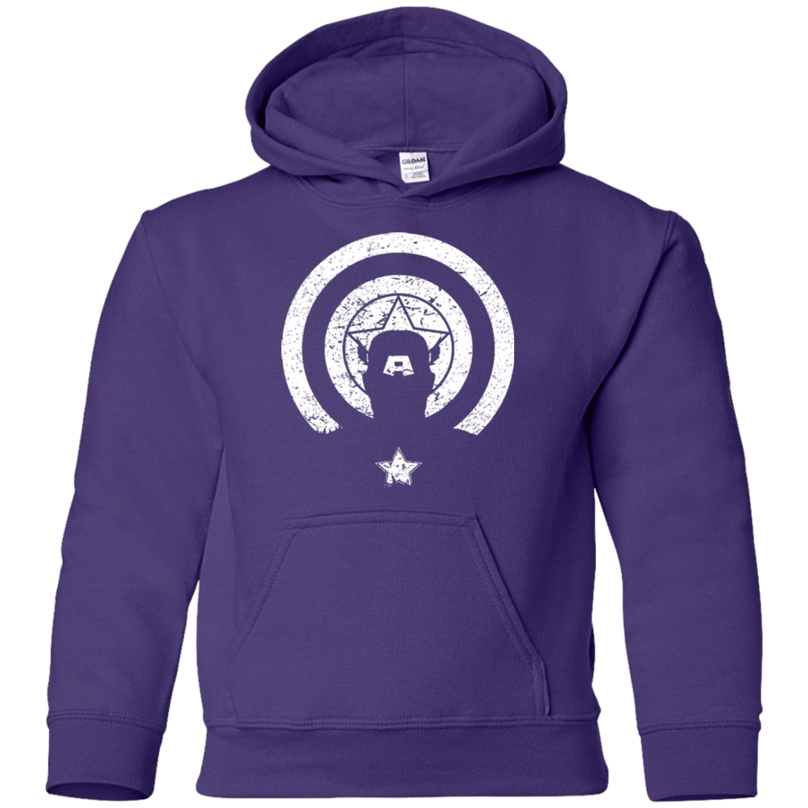 Sweatshirts Purple / YS Captain Shadow Youth Hoodie