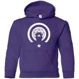 Sweatshirts Purple / YS Captain Shadow Youth Hoodie