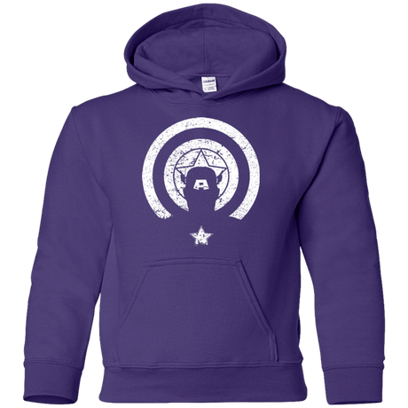 Sweatshirts Purple / YS Captain Shadow Youth Hoodie