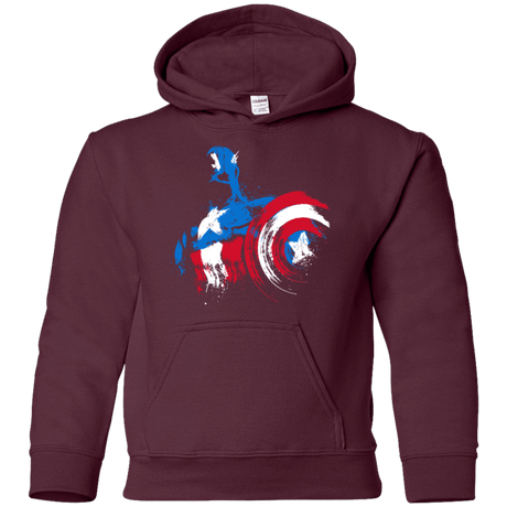 Sweatshirts Maroon / YS Captain Youth Hoodie