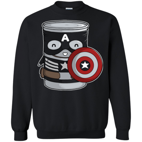 Sweatshirts Black / Small CapTin America Crewneck Sweatshirt