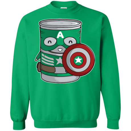 Sweatshirts Irish Green / Small CapTin America Crewneck Sweatshirt