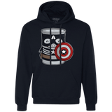 Sweatshirts Navy / Small CapTin America Premium Fleece Hoodie