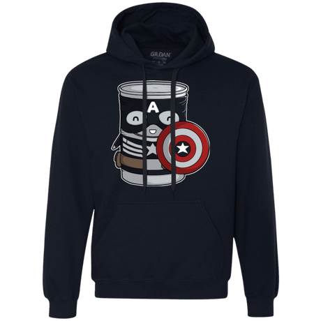 Sweatshirts Navy / Small CapTin America Premium Fleece Hoodie