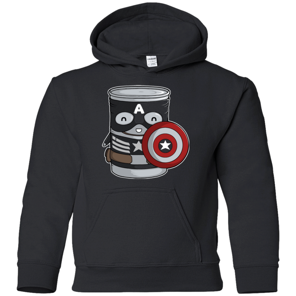 Sweatshirts Black / YS CapTin America Youth Hoodie