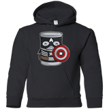 Sweatshirts Black / YS CapTin America Youth Hoodie