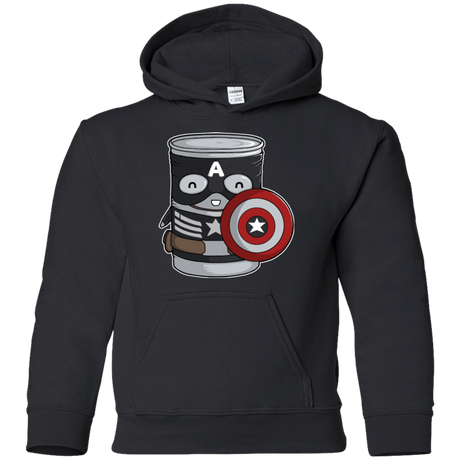 Sweatshirts Black / YS CapTin America Youth Hoodie