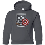 Sweatshirts Charcoal / YS CapTin America Youth Hoodie