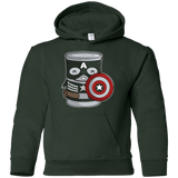 Sweatshirts Forest Green / YS CapTin America Youth Hoodie