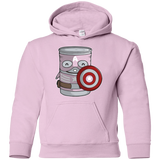 Sweatshirts Light Pink / YS CapTin America Youth Hoodie