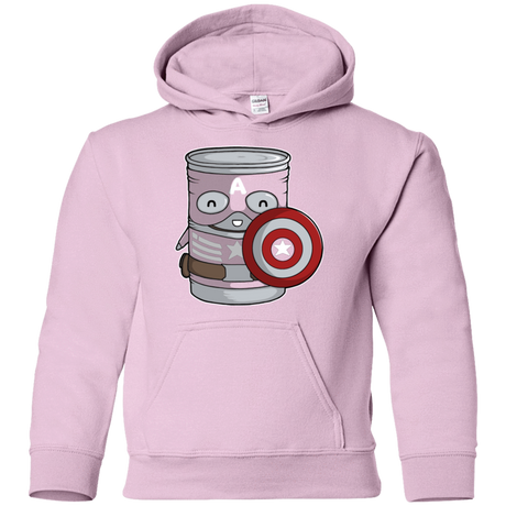 Sweatshirts Light Pink / YS CapTin America Youth Hoodie