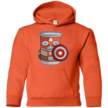 Sweatshirts Orange / YS CapTin America Youth Hoodie