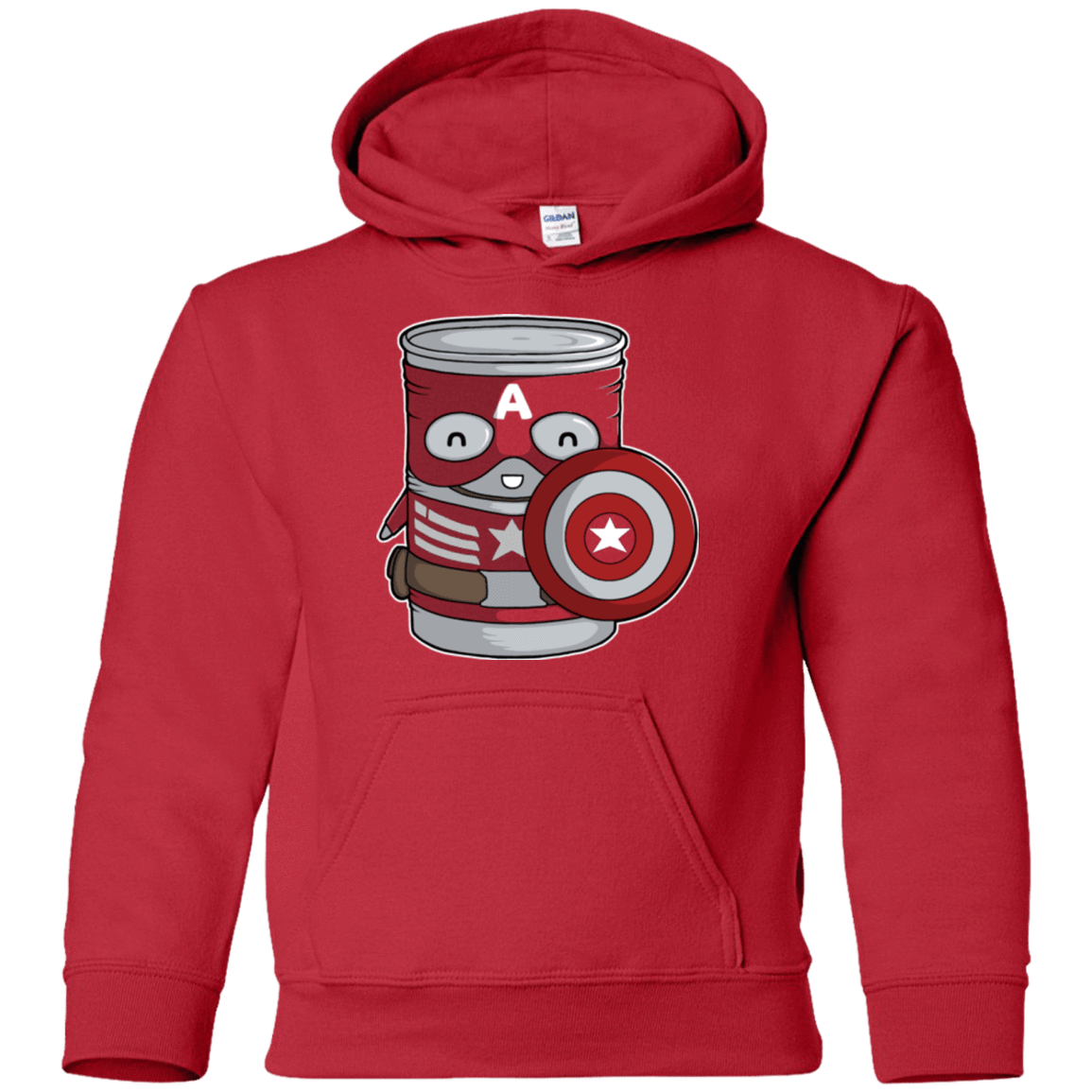 Sweatshirts Red / YS CapTin America Youth Hoodie