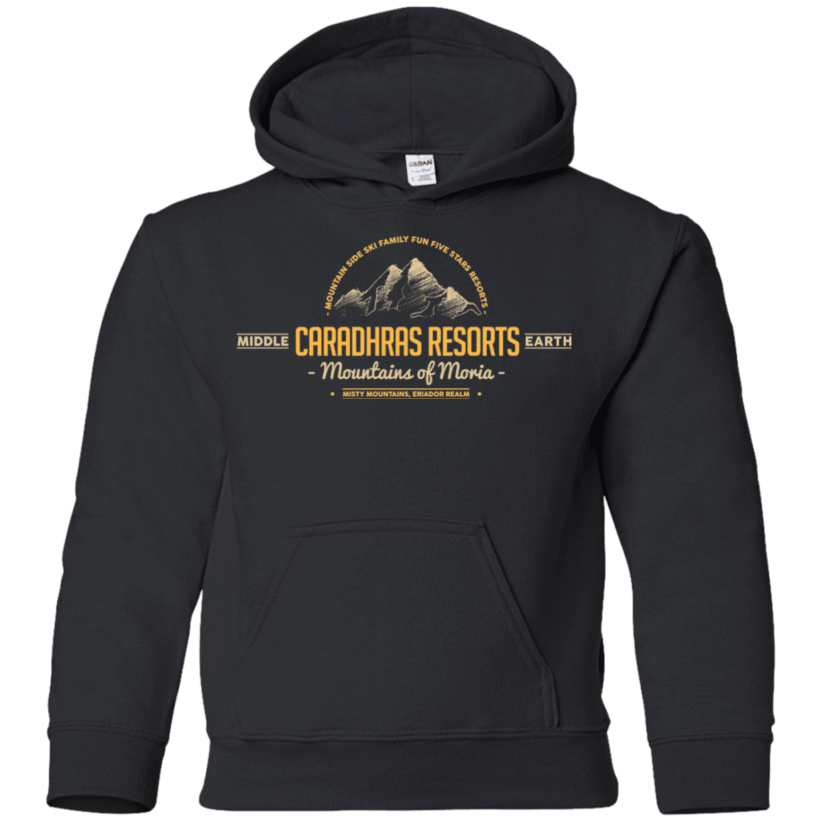 Sweatshirts Black / YS Caradhras Resorts Youth Hoodie