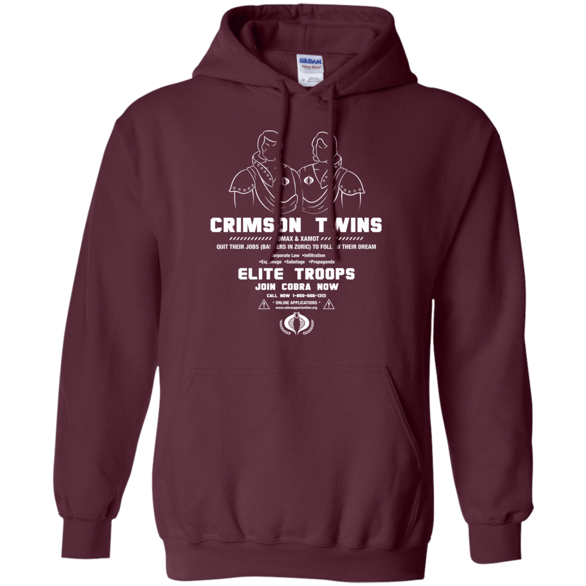 Sweatshirts Maroon / S Career Opportunities Pullover Hoodie