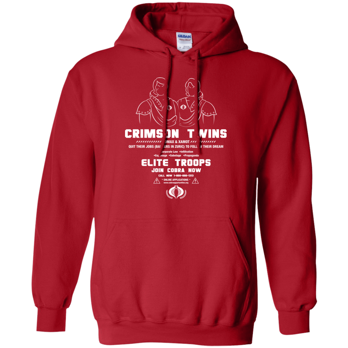 Sweatshirts Red / S Career Opportunities Pullover Hoodie