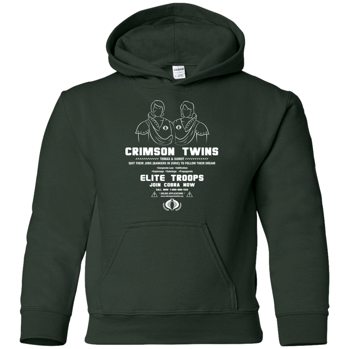 Sweatshirts Forest Green / YS Career Opportunities Youth Hoodie
