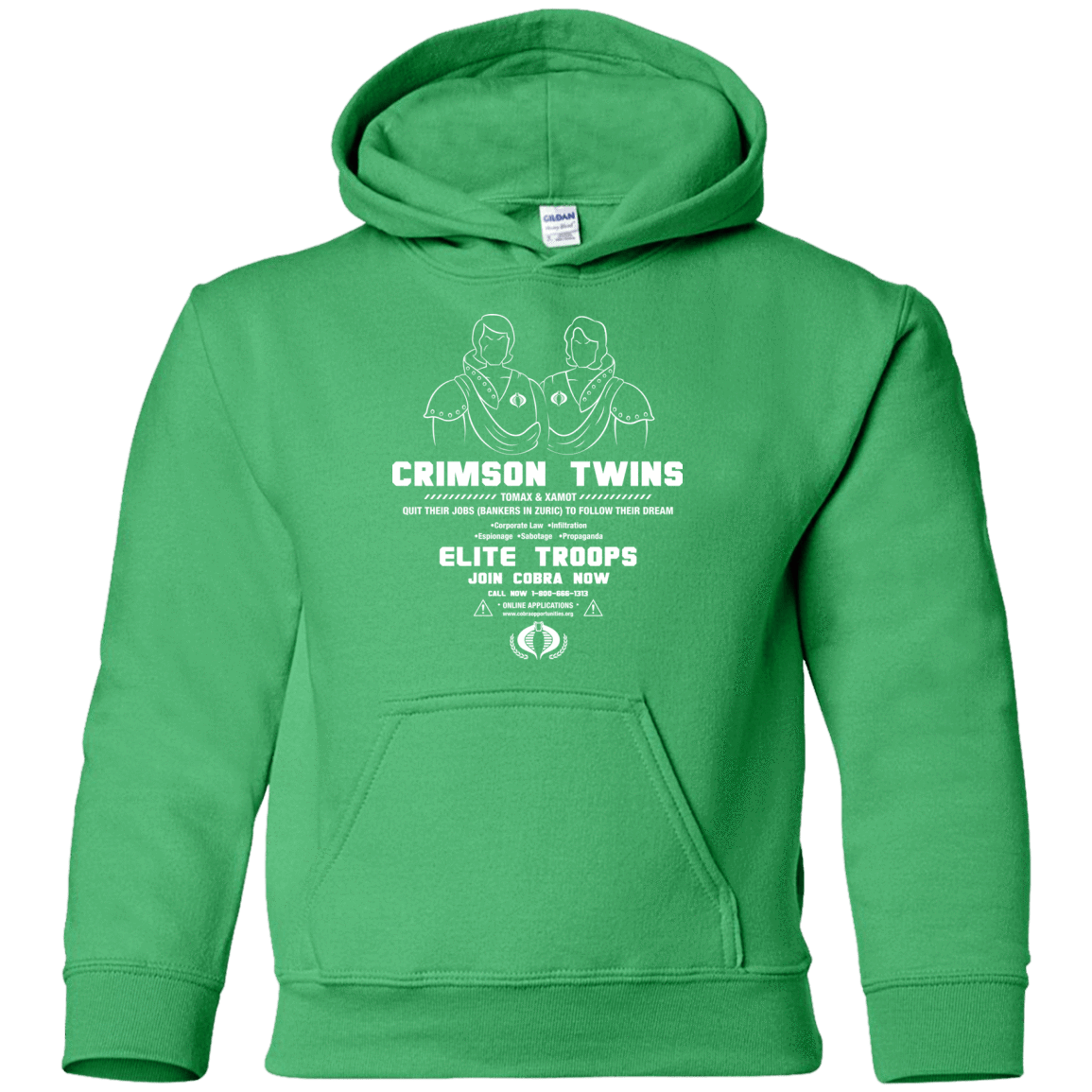 Sweatshirts Irish Green / YS Career Opportunities Youth Hoodie