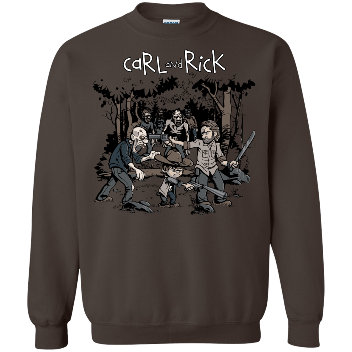 Sweatshirts Dark Chocolate / Small Carl & Rick Crewneck Sweatshirt