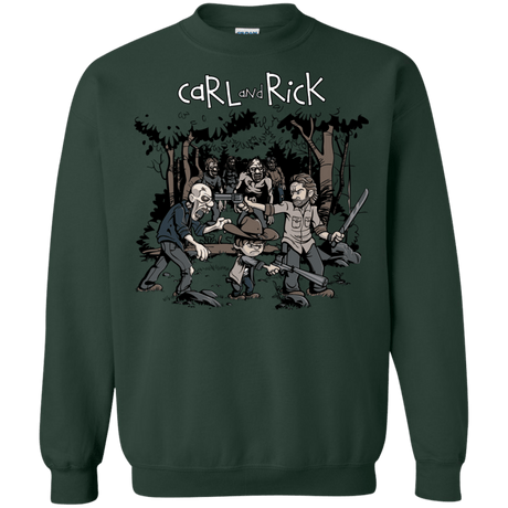 Sweatshirts Forest Green / Small Carl & Rick Crewneck Sweatshirt