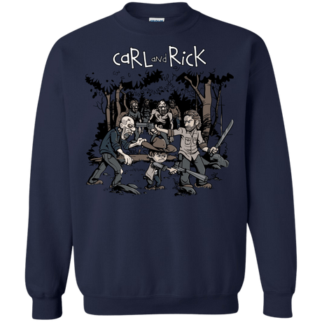 Sweatshirts Navy / Small Carl & Rick Crewneck Sweatshirt
