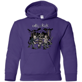 Sweatshirts Purple / YS Carl & Rick Youth Hoodie
