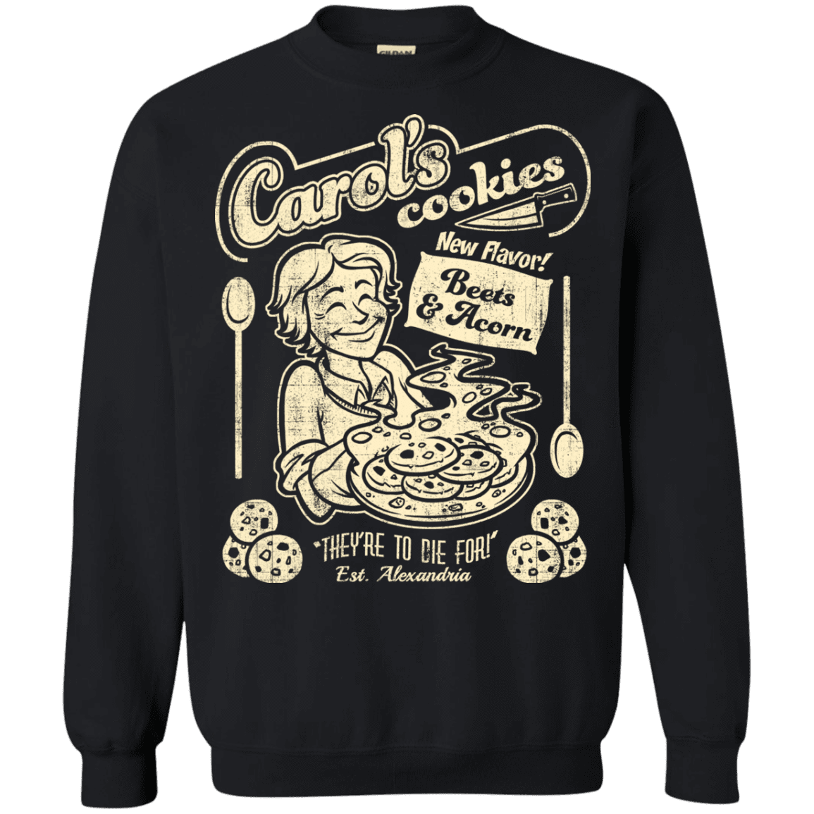 Sweatshirts Black / Small Carols Cookies Crewneck Sweatshirt