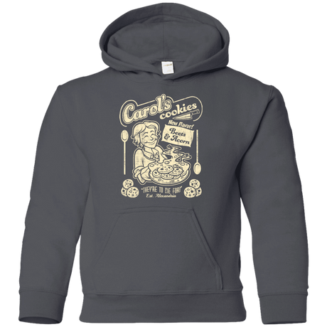 Sweatshirts Charcoal / YS Carols Cookies Youth Hoodie