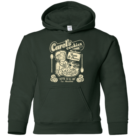 Sweatshirts Forest Green / YS Carols Cookies Youth Hoodie