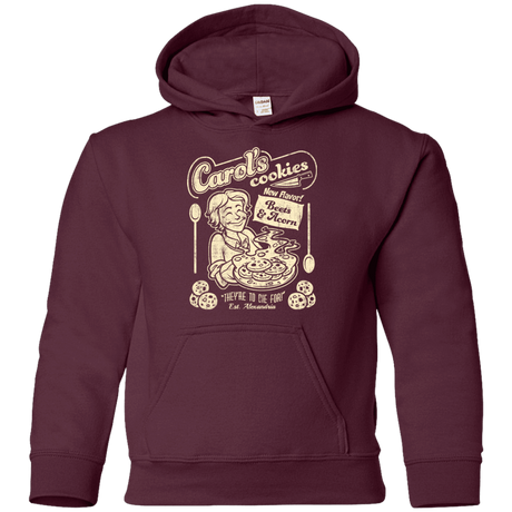 Sweatshirts Maroon / YS Carols Cookies Youth Hoodie