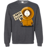 Sweatshirts Dark Heather / S Carpe Diem Crewneck Sweatshirt