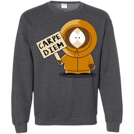 Sweatshirts Dark Heather / S Carpe Diem Crewneck Sweatshirt
