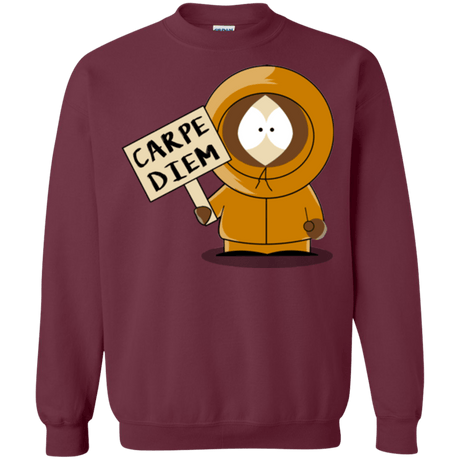 Sweatshirts Maroon / S Carpe Diem Crewneck Sweatshirt