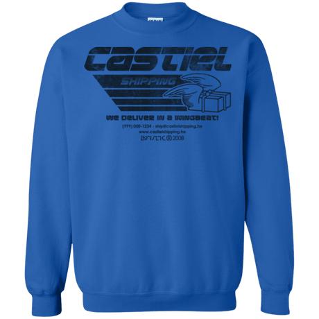 Sweatshirts Royal / Small Castiel Shipping Crewneck Sweatshirt