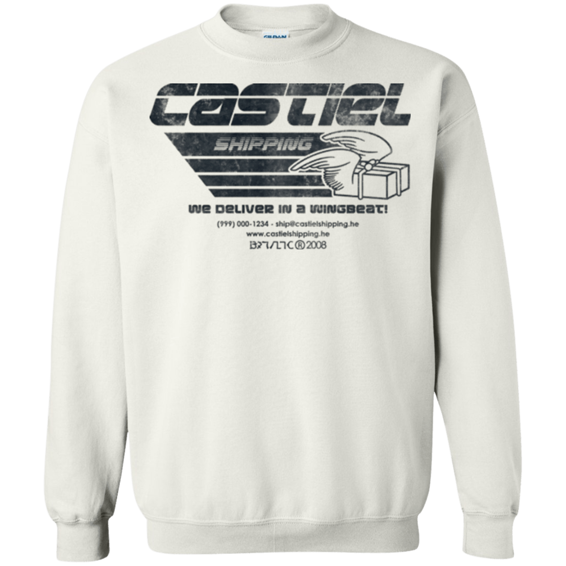 Sweatshirts White / Small Castiel Shipping Crewneck Sweatshirt